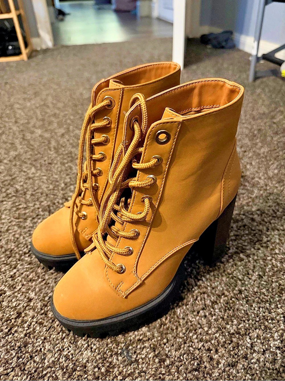 BAMBOO Intense-11 Combat Boots Brown US 5.5